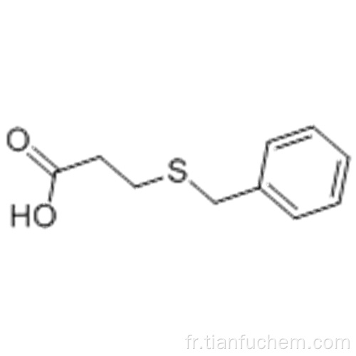 Acide propanoïque, 3 - [(phénylméthyl) thio] - CAS 2899-66-3